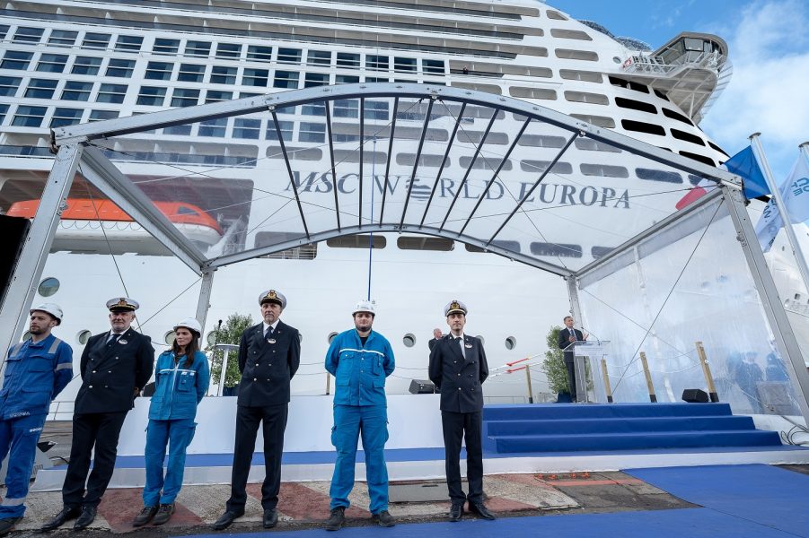 MSC World Europa Delivery Ceremony