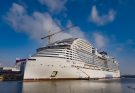 MSC Cruises new flagship MSC World America in her final stages of construction